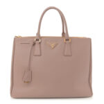 Saffiano Large Galleria Double Zip Tote Cipria - Image 20