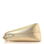 Saffiano Lux Triangle Shoulder Bag Platino - Image 4