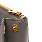 Saffiano Medium Galleria Double Zip Tote Argilla - Image 9