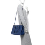 Saffiano Medium Galleria Double Zip Tote Bluette - Image 2