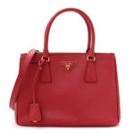 Saffiano Small Galleria Double Zip Tote Fuoco - Image 11