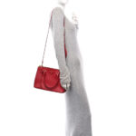 Saffiano Small Galleria Double Zip Tote Fuoco - Image 2
