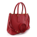 Saffiano Small Galleria Double Zip Tote Fuoco - Image 12