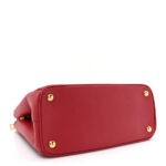 Saffiano Small Galleria Double Zip Tote Fuoco - Image 3