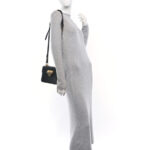 Saffiano Symbole Flap Shoulder Bag Black - Image 2