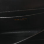 Saffiano Symbole Flap Shoulder Bag Black - Image 10