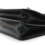 Saffiano Symbole Flap Shoulder Bag Black - Image 8