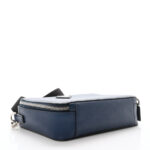 Saffiano Travel Medium Brique Crossbody Bag Bluette - Image 5