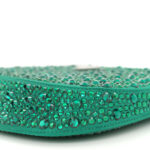 Satin Crystal Cleo Adjustable Strap Shoulder Bag Mango - Image 10