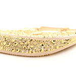 Satin Crystal Cleo Adjustable Strap Shoulder Bag Platino - Image 11