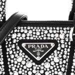 Satin Crystal Mini Galleria Double Zip Tote Metal - Image 8