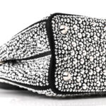 Satin Crystal Mini Galleria Double Zip Tote Metal - Image 9