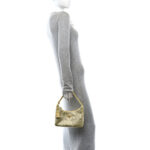 Satin Crystal Mini Re-Edition 2000 Bag Ananas - Image 2