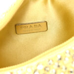 Satin Crystal Mini Re-Edition 2000 Bag Ananas - Image 6