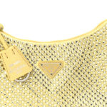 Satin Crystal Mini Re-Edition 2000 Bag Ananas - Image 7