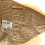 Shearling Symbole Mini Triangle Bag Ecru White - Image 5