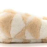Shearling Symbole Mini Triangle Bag Ecru White - Image 8