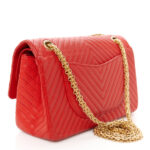 Sheepskin Chevron Quilted 2.55 Reissue 225 Flap Red - Image 10