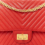 Sheepskin Chevron Quilted 2.55 Reissue 225 Flap Red - Image 6