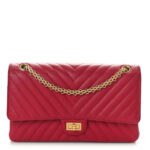 Sheepskin Chevron Quilted 2.55 Reissue 226 Flap Dark Pink - Image 3