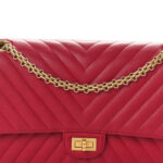 Sheepskin Chevron Quilted 2.55 Reissue 226 Flap Dark Pink - Image 8