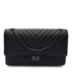 Sheepskin Chevron Quilted 2.55 Reissue 226 Flap So Black - Image 9