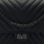 Sheepskin Chevron Quilted 2.55 Reissue 226 Flap So Black - Image 5