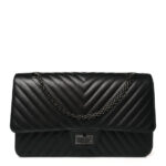 Sheepskin Chevron Quilted 2.55 Reissue 227 Flap So Black - Image 7