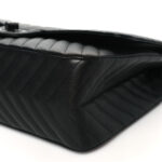 Sheepskin Chevron Quilted 2.55 Reissue 227 Flap So Black - Image 9