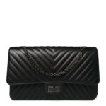 Sheepskin Chevron Quilted 2.55 Reissue 227 Flap So Black