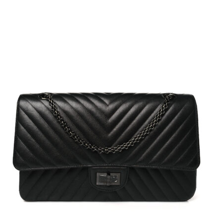 Sheepskin Chevron Quilted 2.55 Reissue 227 Flap So Black