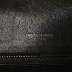 Sheepskin Matelasse Chevron Monogram Medium College Bag Black - Image 6