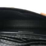 Shiny Calfskin Crocodile Embossed Small Manhattan Baguette Black - Image 5