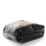 Shiny Calfskin Quilted Mini Chanel 22 Black - Image 11