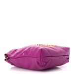 Shiny Calfskin Quilted Mini Chanel 22 Purple - Image 4