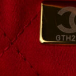 Shiny Calfskin Quilted Small Chanel 22 Red - Image 8
