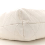 Shiny Calfskin Quilted Small Chanel 22 White - Image 10