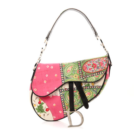 Silk Paisley Saddle Bag Multicolor