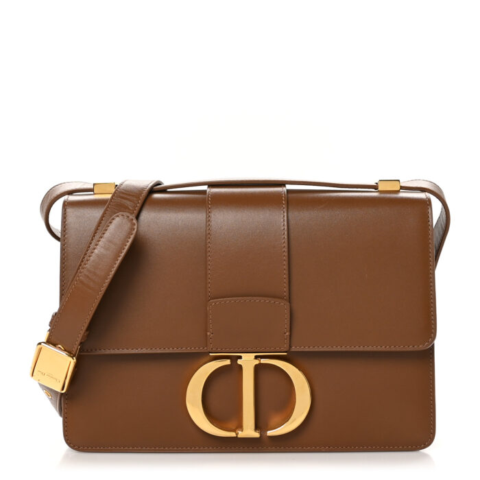 Smooth Calfskin 30 Montaigne Flap Bag Brown - Image 1