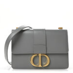 Smooth Calfskin 30 Montaigne Flap Bag Gray - Image 11