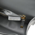Smooth Calfskin 30 Montaigne Flap Bag Gray - Image 7