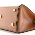 Smooth Calfskin Manhattan Nano Shopper Tote Cognac - Image 11