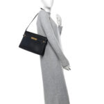 Smooth Calfskin Manhattan Shoulder Bag Black - Image 2