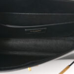 Smooth Calfskin Manhattan Shoulder Bag Black - Image 5