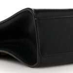 Smooth Calfskin Manhattan Shoulder Bag Black - Image 9