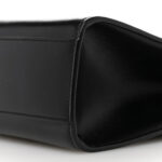 Smooth Calfskin Manhattan Shoulder Bag Black - Image 10