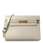 Smooth Calfskin Manhattan Shoulder Bag Crema Soft