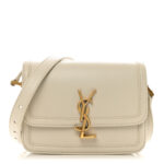 Smooth Calfskin Monogram Small Solferino Satchel Blanc Vintage