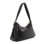 Soft Calfskin Aimee Shoulder Bag Black - Image 3