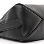 Soft Calfskin Aimee Shoulder Bag Black - Image 9